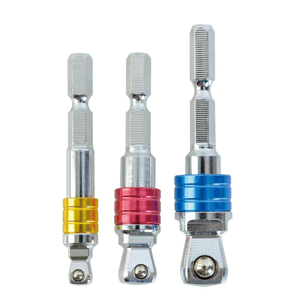 볼소켓어댑터세트(컬러링타입) 세신 롱비트소켓 CBA3S (컬러링-3PCS) 1/EA C1099588