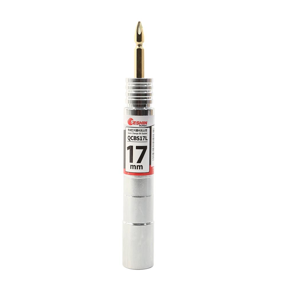 퀵체인지롱비트소켓 세신 롱비트소켓 QCBS17L (17X135MM) 12각 1/EA C1127915