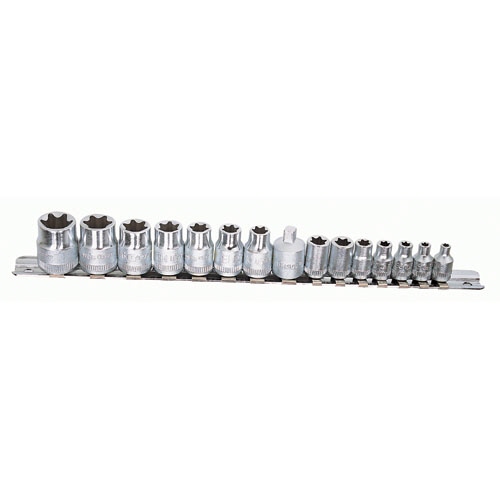 별소켓세트 지니어스비트소켓 TX-2315 (1/4&3/8 *15PC) 1/EA C2007627