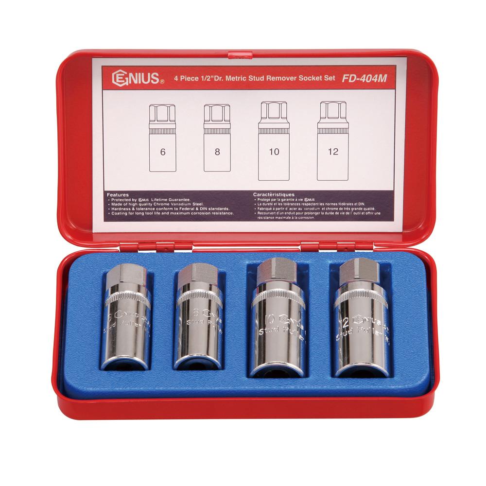 스터드리무버소켓세트 지니어스핸드소켓 FD-404M(6,8,10,12MM) 1/SET C2008608