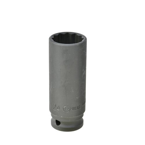 날씬형롱임팩트소켓(12각) 지니어스임팩트소켓 1/2"*8MM (NO.448508) 1/EA C2013266
