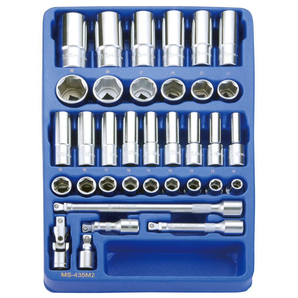 핸드소켓세트 지니어스핸드소켓 MS-435M2(1/2