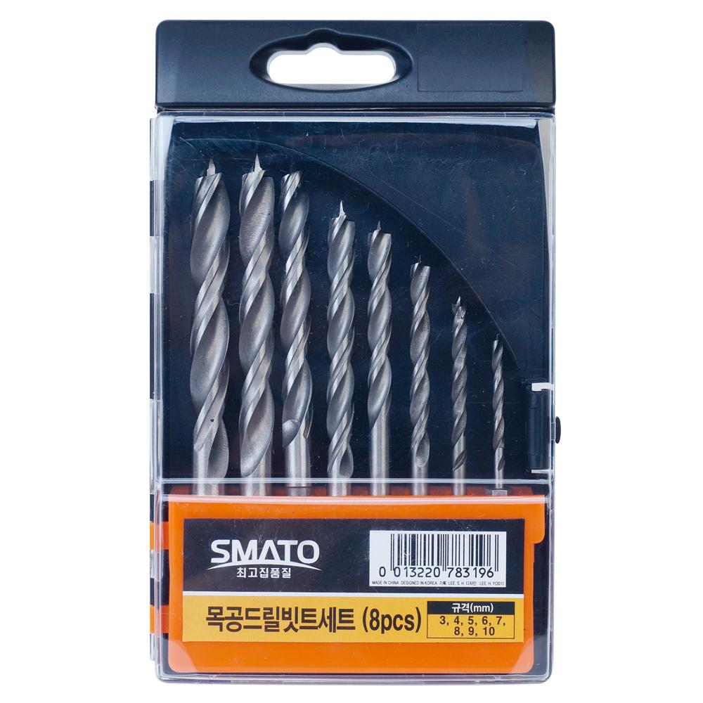 목공드릴세트 스마토 목공드릴 8PC(3,4,5,6,7,8,9,10MM) 1/SET C3551912
