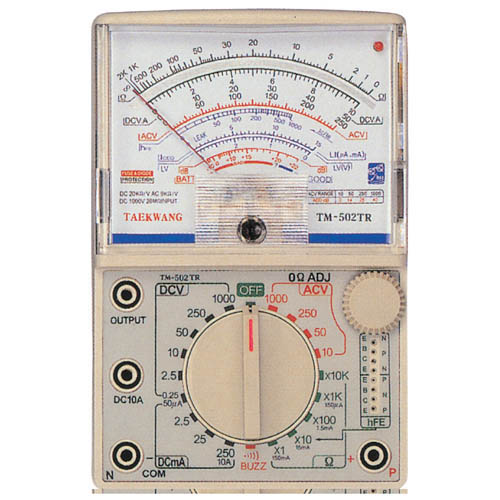 아날로그테스터 태광 TM-502TR 1/EA C4150039