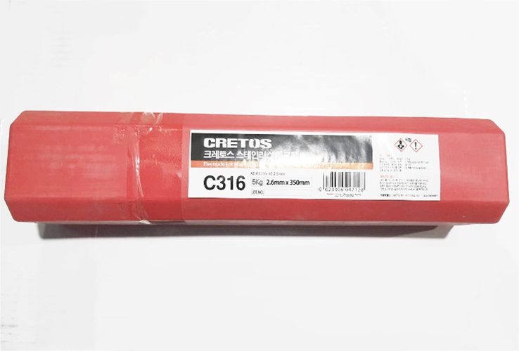 피복아크봉(스텐) CRETOS 용접봉 C316 (2.6mm) 5/KG W7006289