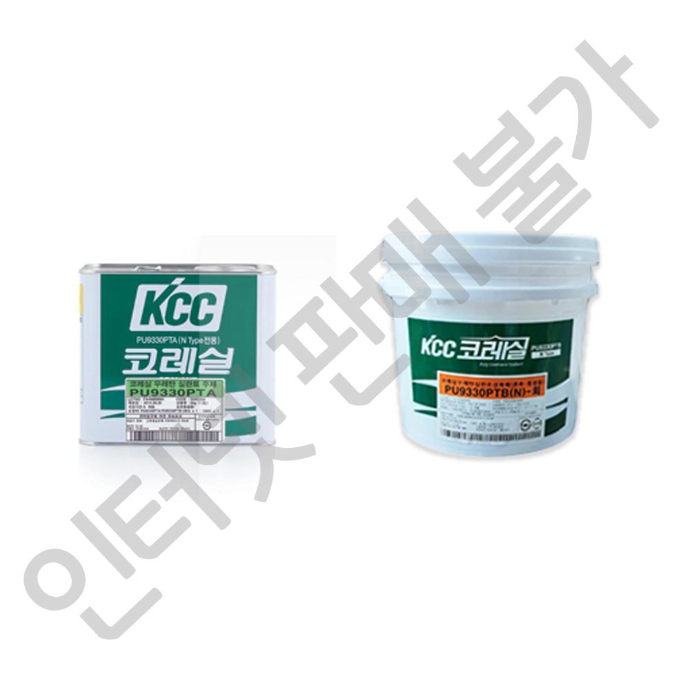 우레탄(코레실) KCC PU-9330(N),회색(주제2kg+경화제10kg) 1/SET W8660181